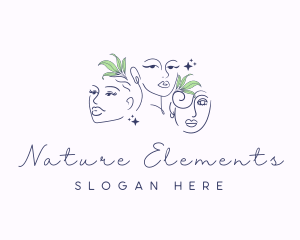 Natural Woman Beauty logo design