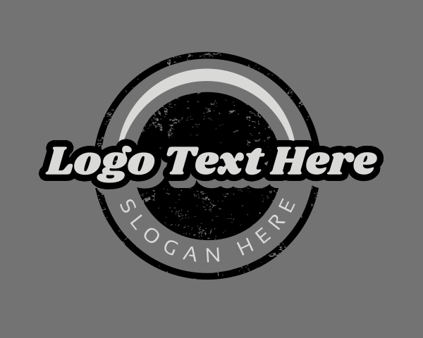 Grunge logo example 1