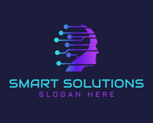 Artificial Intelligence Technology logo design