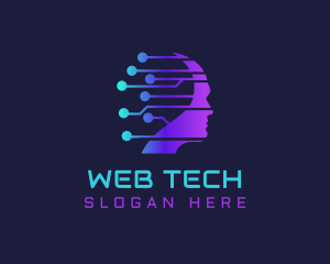 Artificial Intelligence Technology logo design