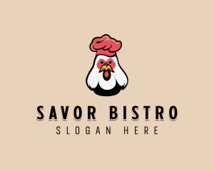 Rooster Chicken Chef logo design