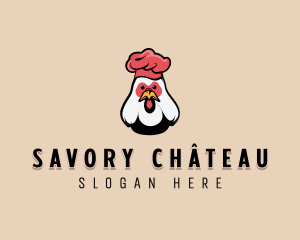 Rooster Chicken Chef logo design