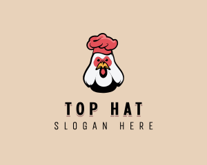 Rooster Chicken Chef logo design