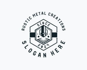 Industrial Laser Metalwork logo design