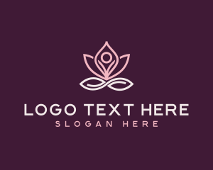 Meditation Yoga Lotus logo