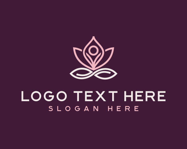 Meditation logo example 3