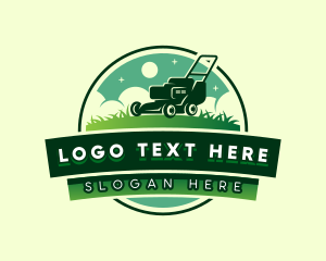 Lawn Mower Landscaping logo