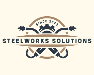 Gear Welding Fabrication logo design