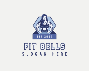 Strong Woman Fitness logo design