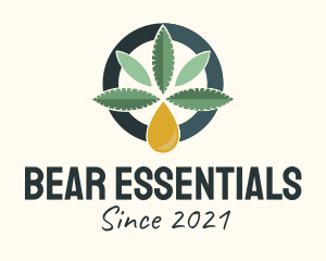 Cannabis Essential Oil  logo design