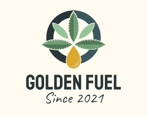 Cannabis Essential Oil  logo design