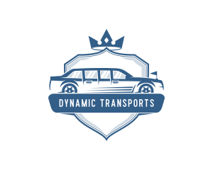 Limousine Car Transportation logo design