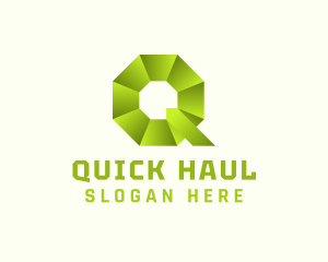 Octagon Company Letter Q logo design