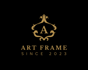 Luxury Ornate Mirror Frame logo design