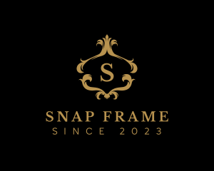 Luxury Ornate Mirror Frame logo design