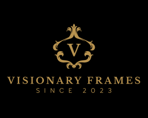 Luxury Ornate Mirror Frame logo design