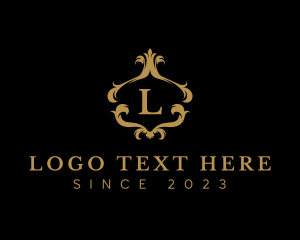 Queen - Luxury Ornate Mirror Frame logo design