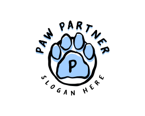 Pet Paw Grooming Veterinary logo design