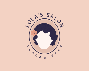 Curly Hair Salon logo design