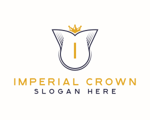 Luxury Crown Crest logo design