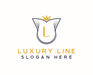 Luxury Crown Crest logo design