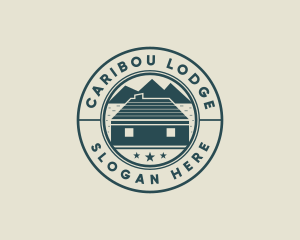 Mountain Lodge Cabin logo design