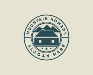 Mountain Lodge Cabin logo design