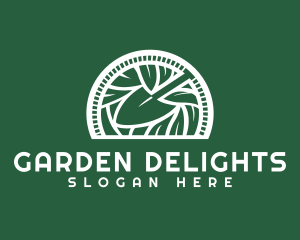 Shovel Plant Farm logo design