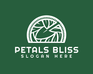 Shovel Plant Farm logo design