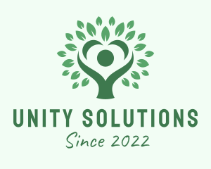 Human Tree Unity Community  logo design