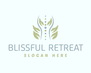 Leaf Wellness Lifestyle logo design