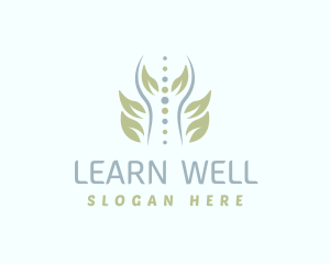 Leaf Wellness Lifestyle logo design