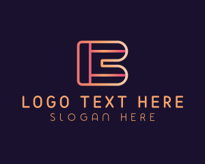 Gradient App Letter B Logo