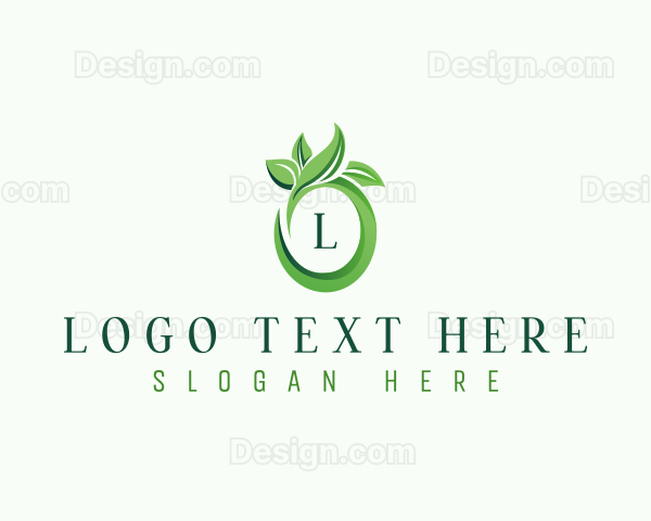 Organic Nature Leaf Logo