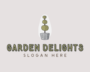 Topiary Tree Garden logo design