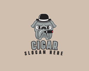 Mafia Dog Cigar logo design