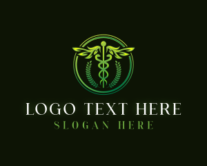 Wings Caduceus Staff logo