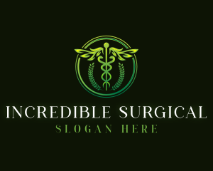 Wings Caduceus Staff logo