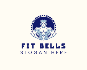 Muscle Bodybuilder Fitness logo design