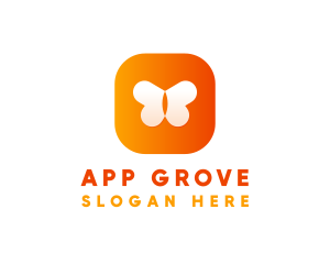 Orange Butterfly App logo