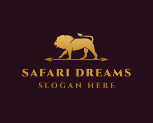 Lion Prowl Safari logo design