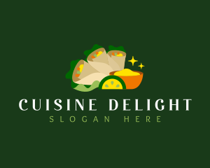 Spring Roll Wrap logo design