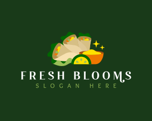 Spring Roll Wrap logo design