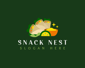 Spring Roll Wrap logo design