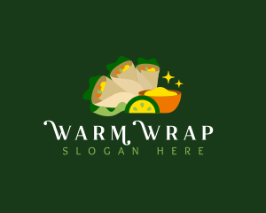 Spring Roll Wrap logo design