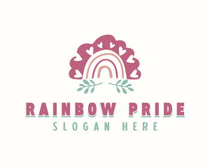 Kindergarten Daycare Rainbow logo design