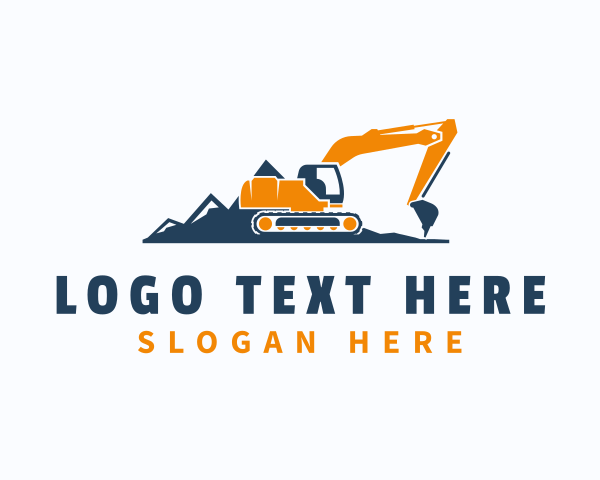 Excavator logo example 1