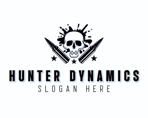 Skull Hunter Bullet logo