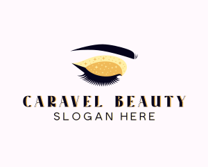 Beauty Eyeshadow Makeup logo design