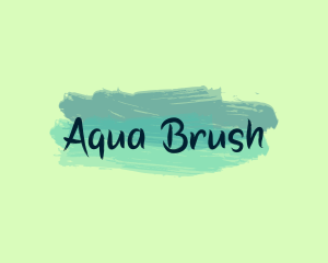 Playful Brush Business logo design